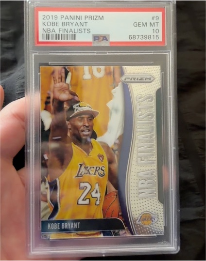 2019 Panini Prizm #9 Kobe Bryant NBA Finalists — front