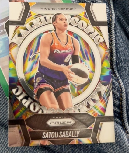 2025 Panini Prizm WNBA #1 Satou Sabally Kaleidoscopic — front