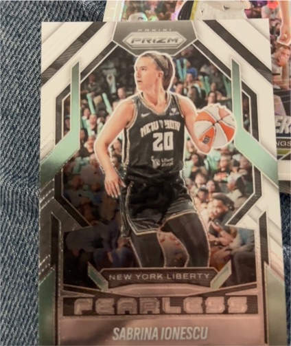 2025 Panini Prizm WNBA #1 Sabrina Ionescu Fearless — front