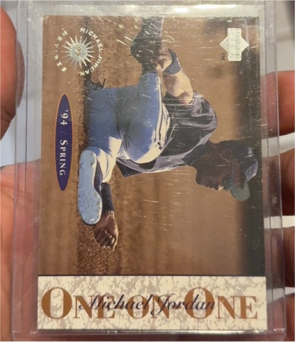 1994 Upper Deck One on One #6 Michael Jordan — front