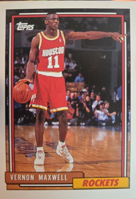 1992-93 Topps #68 Vernon Maxwell — front