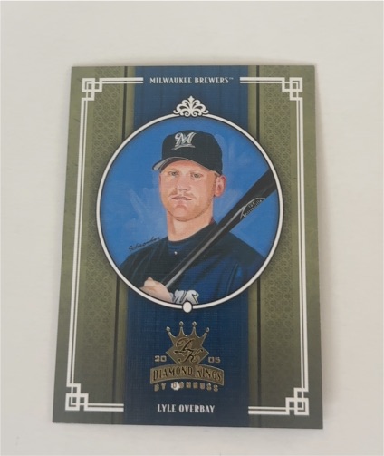 2005 Donruss Diamond Kings #125 Lyle Overbay — front