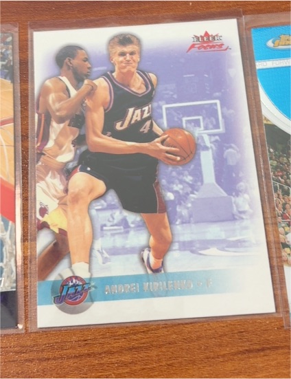 2001 Fleer Andrei Kirilenko Utah Jazz — front