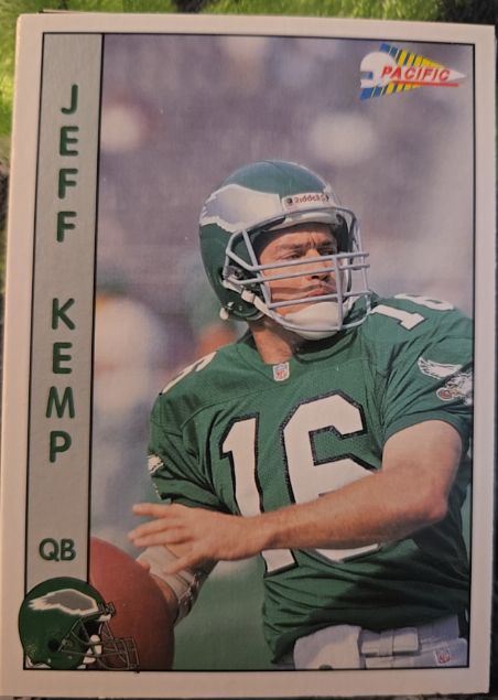 1992 Pacific #570 Jeff Kemp — front