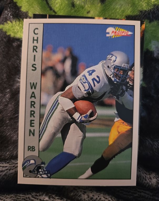 1992 Pacific #623 Chris Warren — front