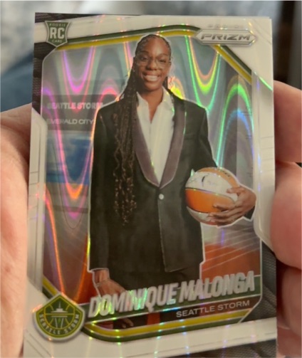 2025 Panini Prizm WNBA #144 Dominique Malonga — front