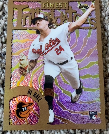 2023 Topps Finest Flashbacks Intimidators #70 DL Hall — front