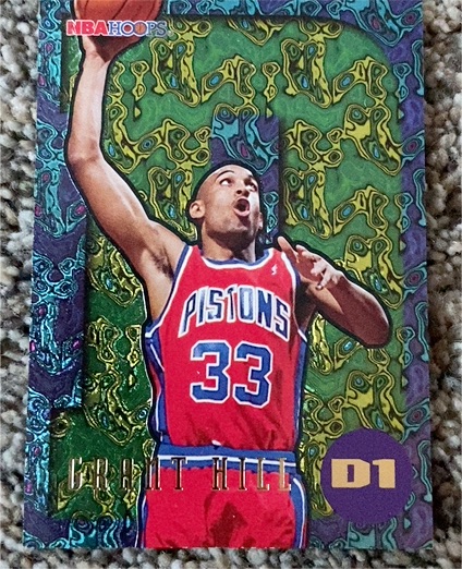 1995 Hoops #D1 Grant Hill — front