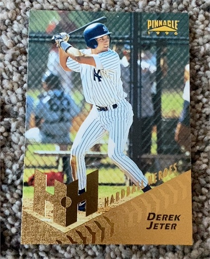1996 Pinnacle Hardball Heroes #279 Derek Jeter — front