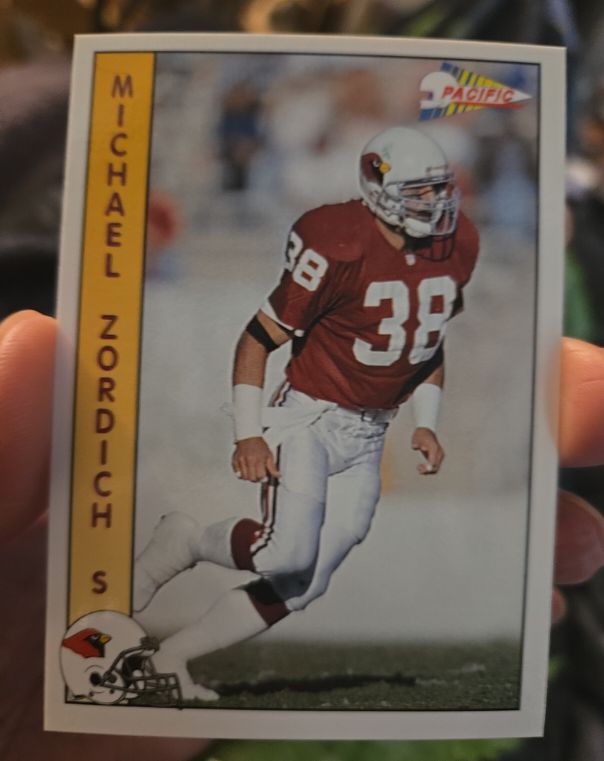 1992 Pacific #579 Michael Zordich — front