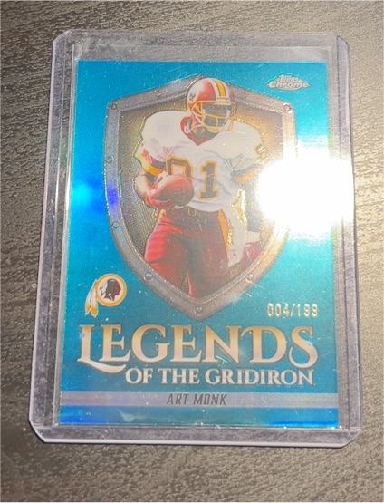 2025 Topps Chrome Legends of the Gridiron #LOG-19 Art Monk — front
