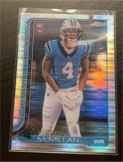 2025 Topps Chrome #326 Tetairoa McMillan — front