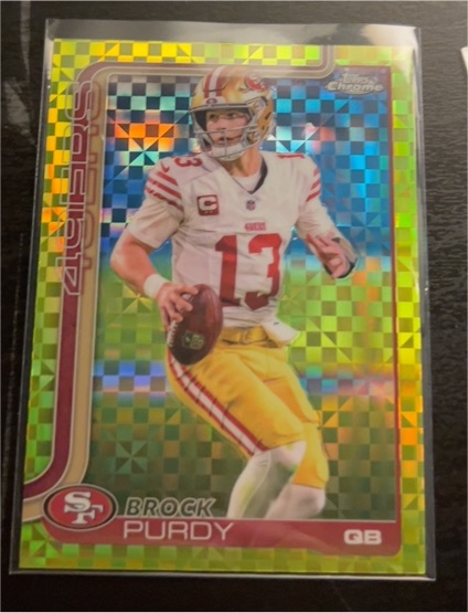2025 Topps Chrome #262 Brock Purdy — front