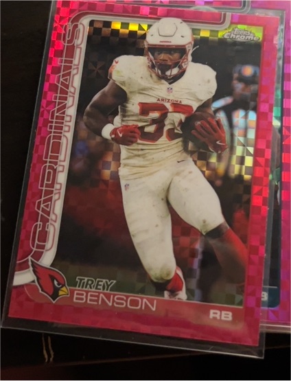 2025 Topps Chrome #7 Trey Benson — front