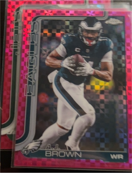 2025 Topps Chrome #243 A.J. Brown — front