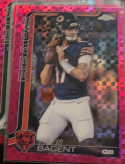 2025 Topps Chrome #54 Tyson Bagent — front