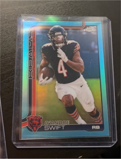 2025 Topps Chrome #53 D'Andre Swift — front