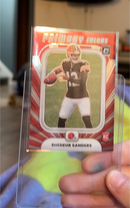 2025 Panini Donruss Optic #19 Shedeur Sanders — front