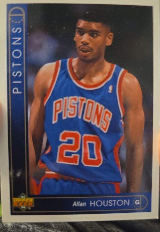 1993-94 Upper Deck #405 Allan Houston — front