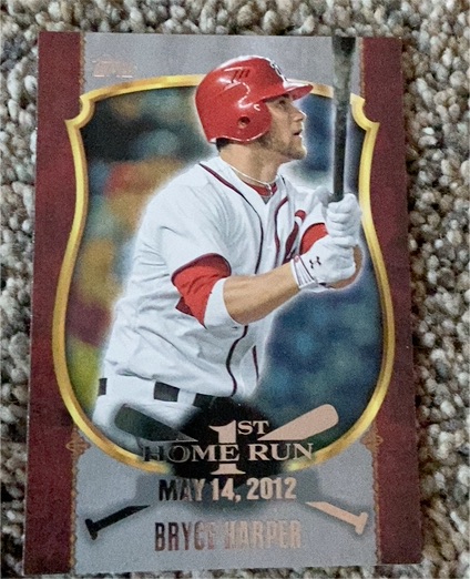 2015 Topps #FHR-06 Bryce Harper First Home Run — front