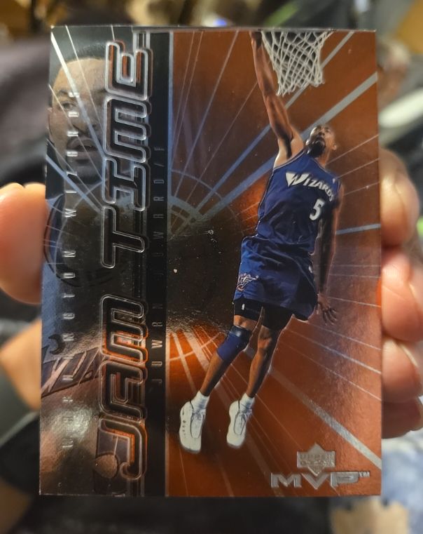 1999-00 Upper Deck MVP Jam Time #JT4 Juwan Howard — front