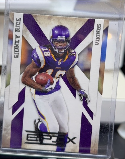 2010 Panini Epix #56 Sidney Rice — front