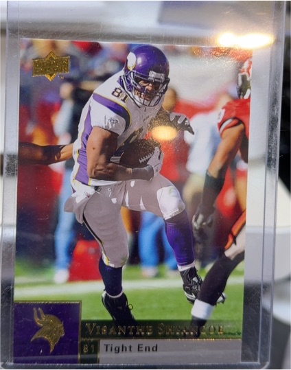 2009 Upper Deck First Edition #87 Visanthe Shiancoe — front