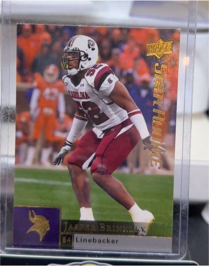 2009 Upper Deck Star Rookie #64 Jasper Brinkley — front
