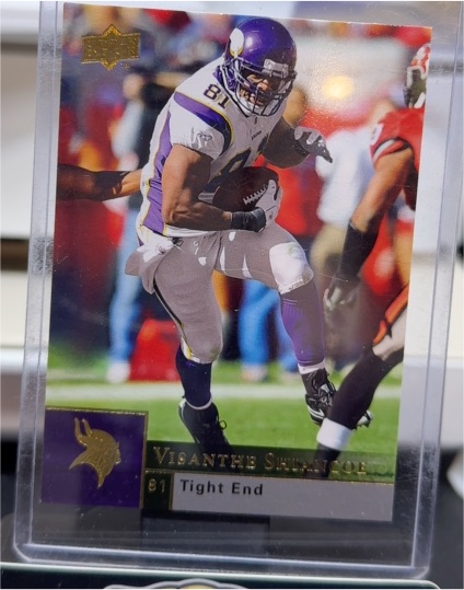 2009 Upper Deck #110 Visanthe Shiancoe — front