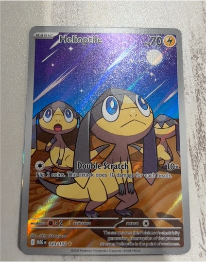 2025 Pokémon #143 Helioptile — front