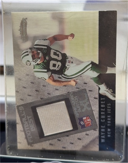 2002 Fleer Showcase Football's Best #11FB Wayne Chrebet — front