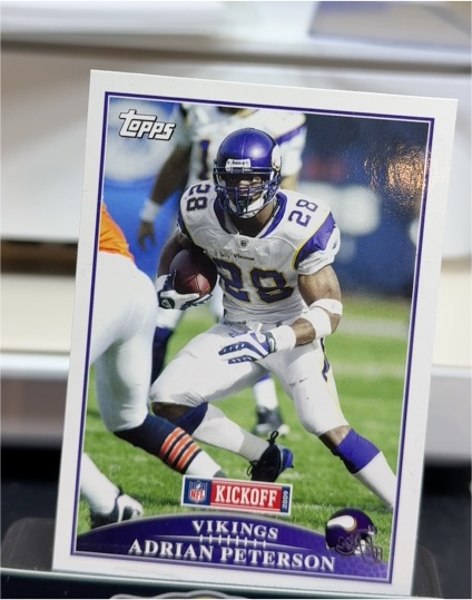 2009 Topps Kickoff #56 Adrian Peterson — front