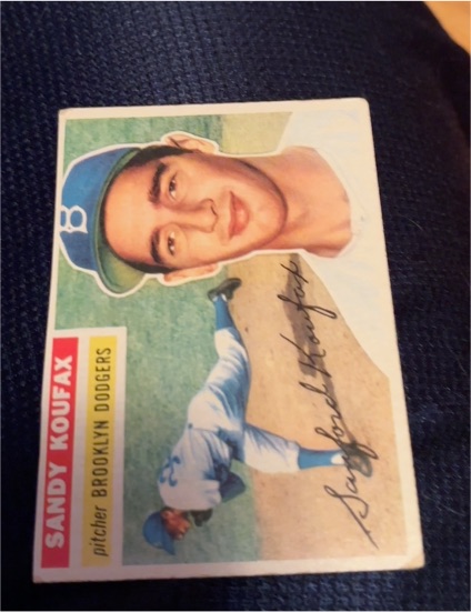 1956 Topps #79 Sandy Koufax — front