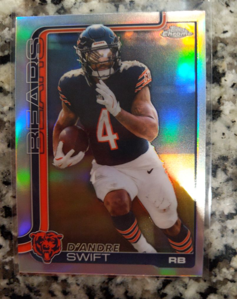 2025 Topps Chrome #53 D'Andre Swift — front