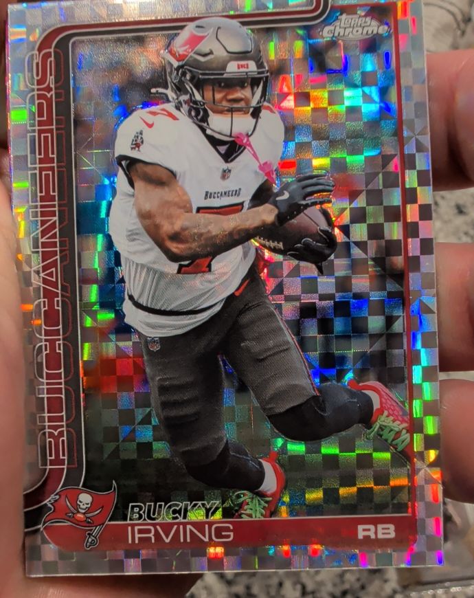 2025 Topps Chrome #285 Bucky Irving — front