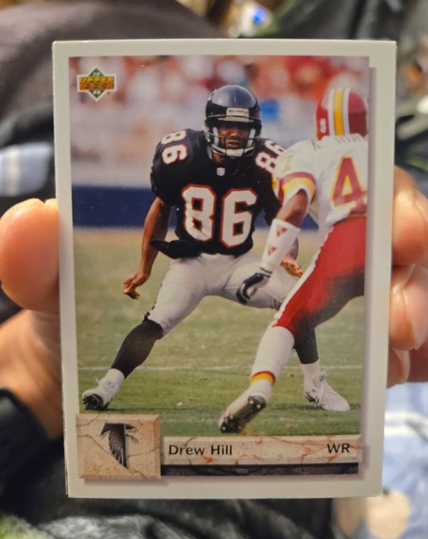 1992 Upper Deck #533 Drew Hill Atlanta Falcons — front