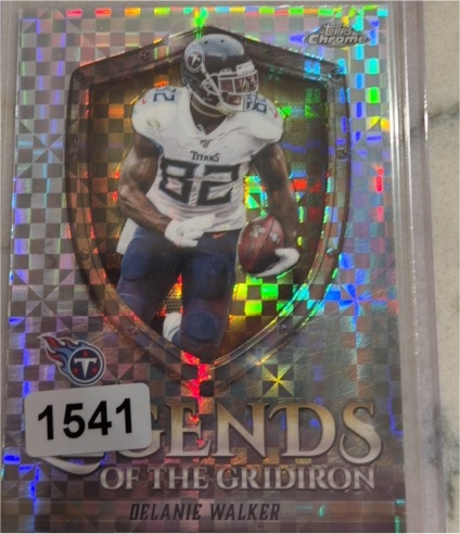 2025 Topps Chrome Legends of the Gridiron #LOG-30 Delanie Walker — front