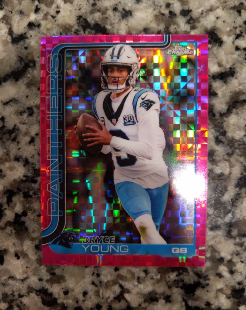 2025 Topps Chrome #40 Bryce Young — front