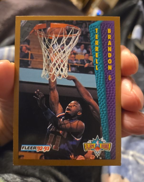 1992-93 Fleer #280 Terrell Brandon — front