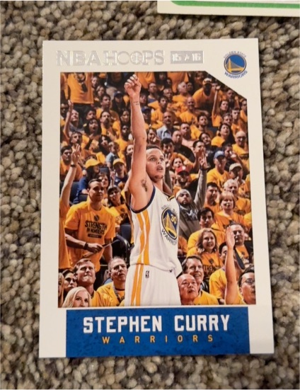 2015-16 Panini NBA Hoops #248 Stephen Curry — front