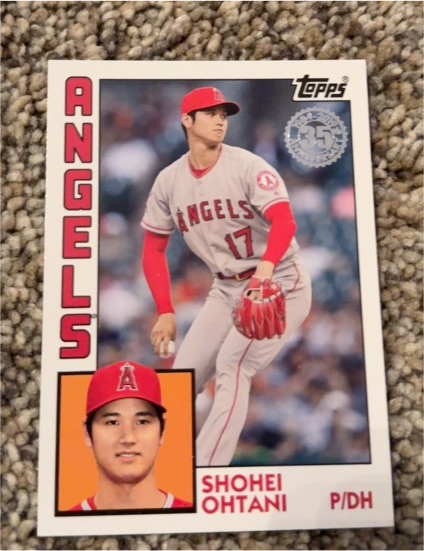 2019 Topps Update #84-25 Shohei Ohtani — front