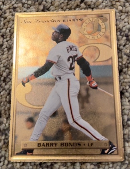 1996 Leaf Preferred Steel #6 Barry Bonds — front