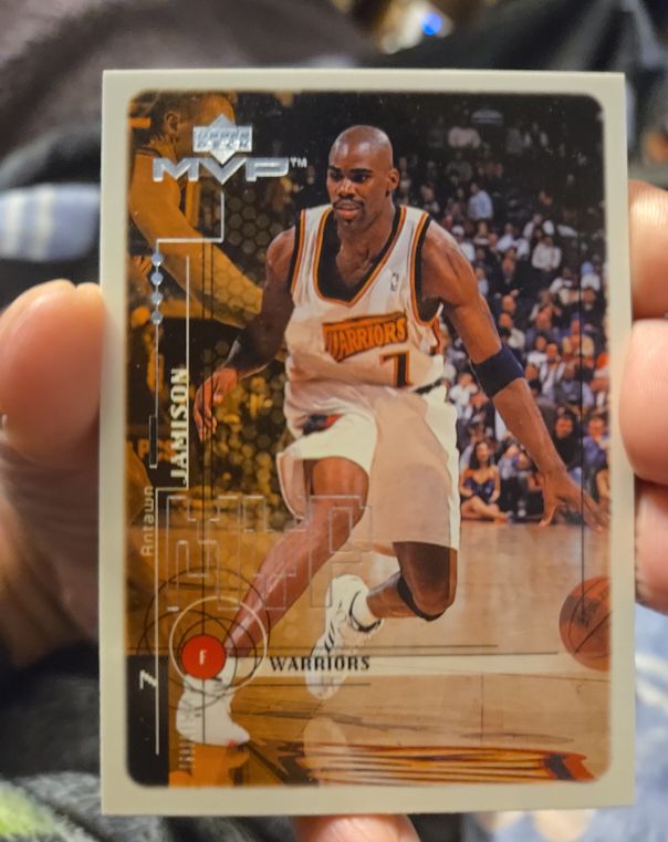 1999-00 Upper Deck MVP #50 Antawn Jamison — front