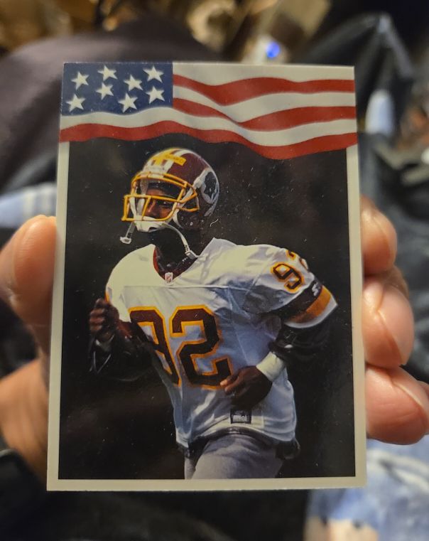 1992 All World Promo #P Desmond Howard — front