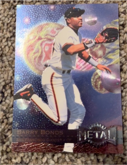 1996 Fleer Metal Universe #241 Barry Bonds — front
