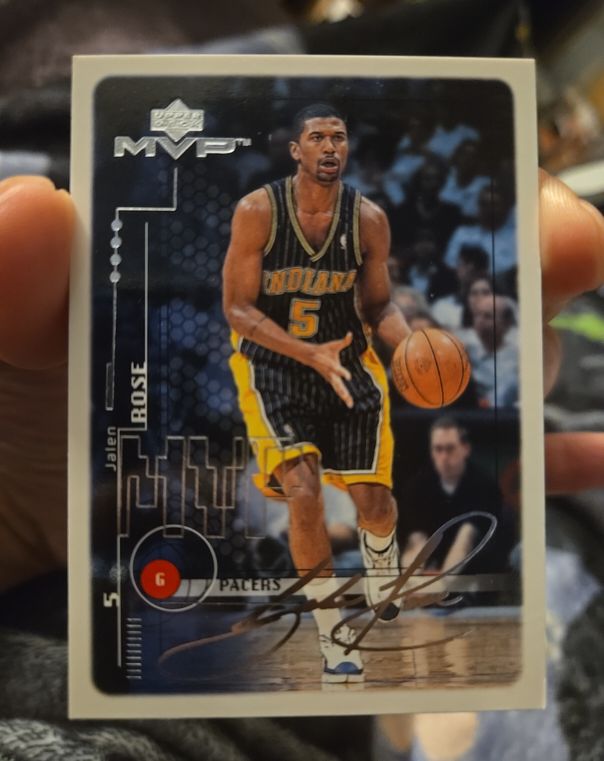 1999-00 Upper Deck MVP #65 Jalen Rose — front