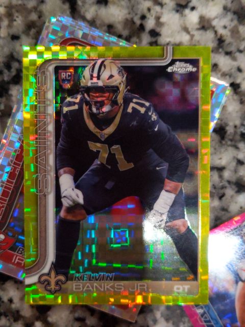 2025 Topps Chrome #378 Kelvin Banks Jr. — front