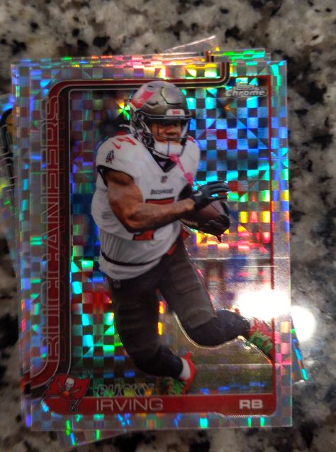 2025 Topps Chrome #285 Bucky Irving — front