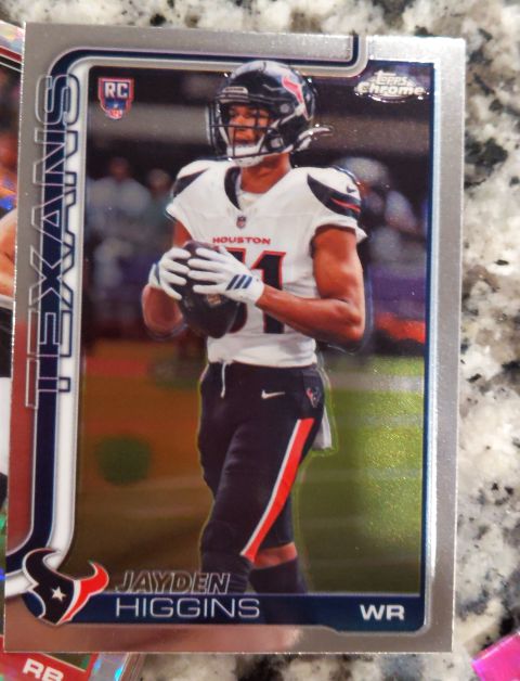 2025 Topps Chrome #343 Jayden Higgins — front