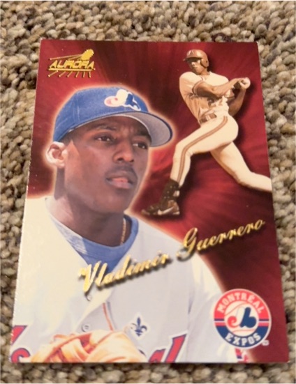 1999 Pacific Aurora #112 Vladimir Guerrero — front